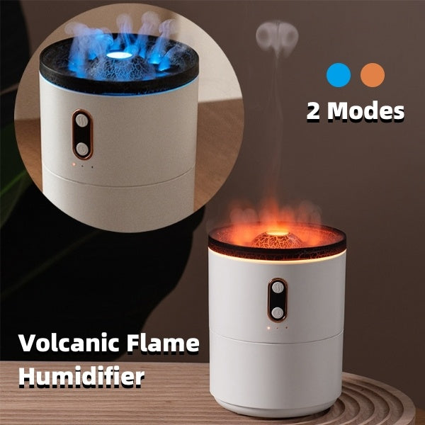 Flame Glow Aroma Diffuser & USB Humidifier Night Light